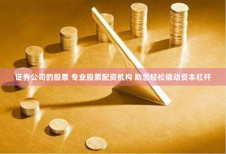 证券公司的股票 专业股票配资机构 助您轻松撬动资本杠杆
